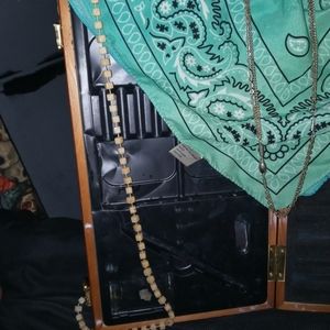 Various fake costume necklaces